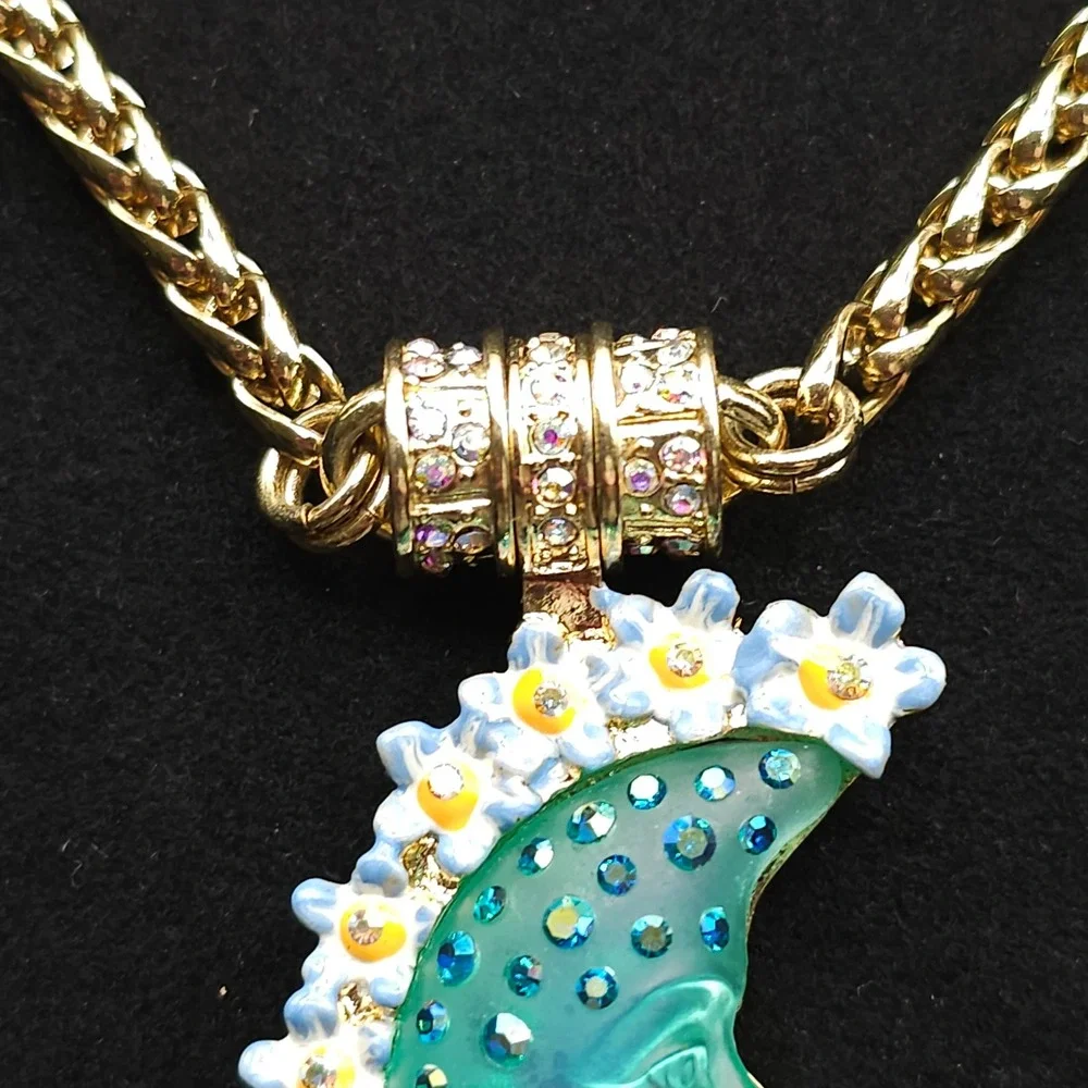 Kirks‎ Folly Goddess Moon Magnetic Necklace & Pendant 30
